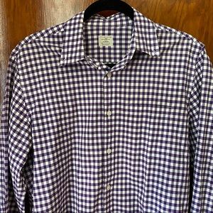 J.Crew Purple Gingham Shirt